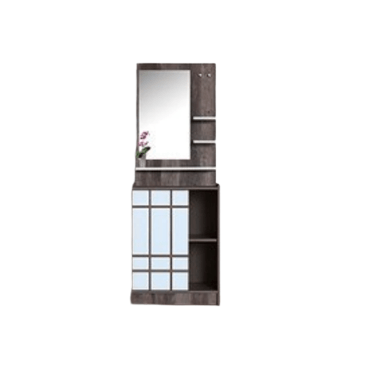 ชุดห้องนอน + ที่นอนสปริง 5 ฟุต WISDOM DESIGN FURNITURE รุ่น NANA-S สี มอคค่า/ขาว